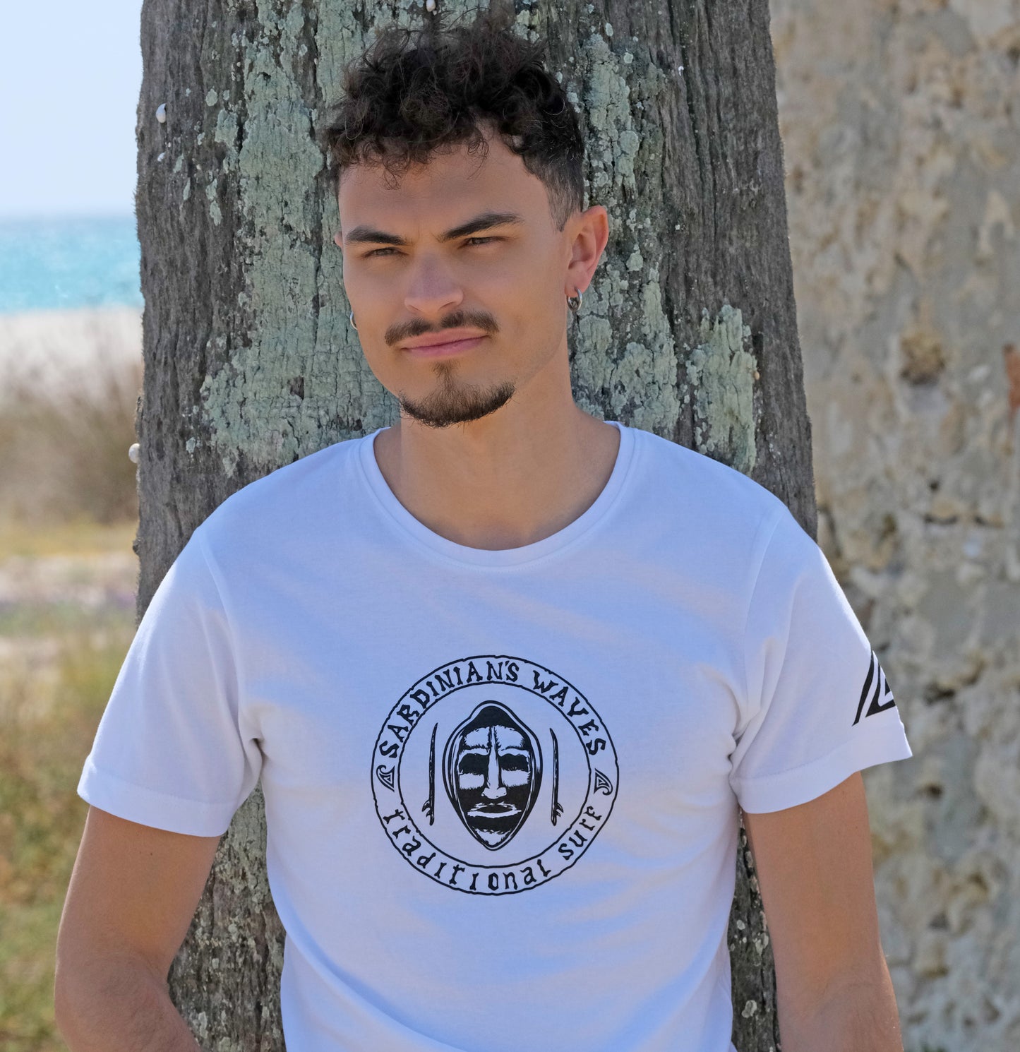 Traditional Surf white short sleeve t-shirt