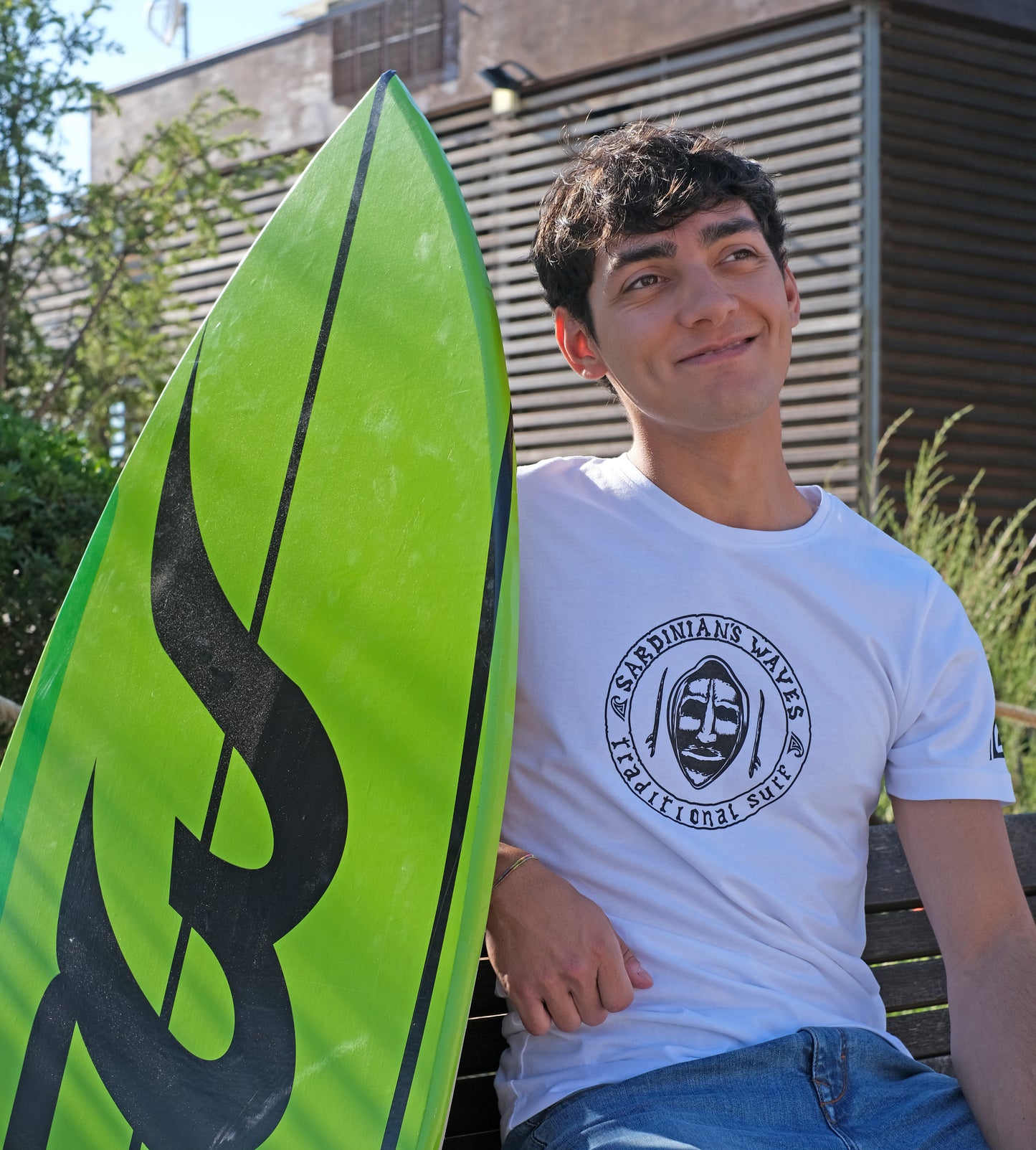 Traditional Surf white short sleeve t-shirt