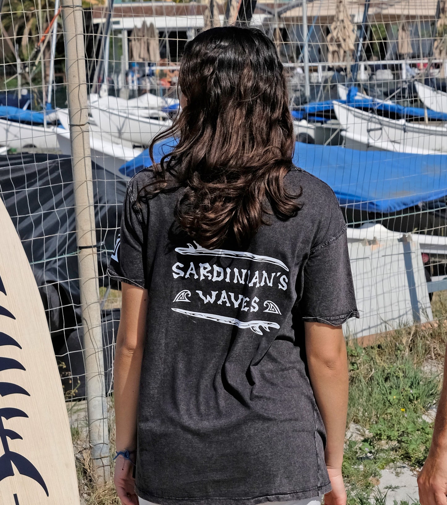 T-shirt à manches courtes gris Traditional Surf